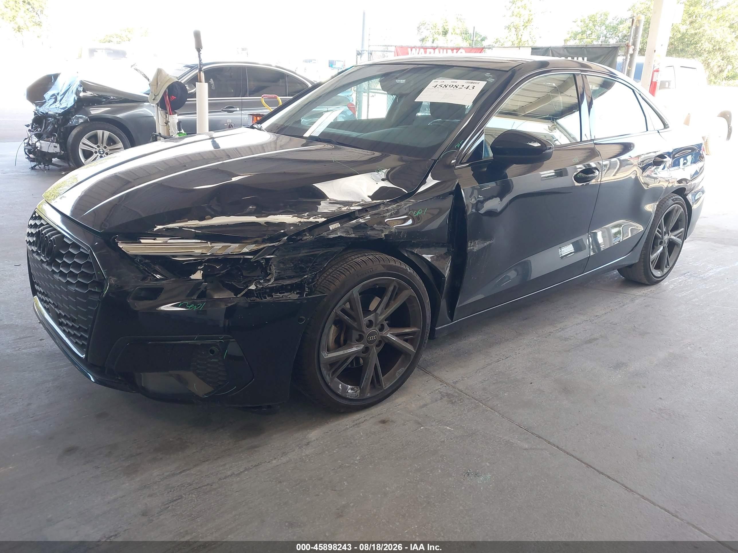 2024 Audi A3 VIN WAUAUDGY5RA019739 IAAI salvage auction — Unknown, Certificate Of Destruction (Florida), sold $5,700 on 2026-09-12 (photo 2)