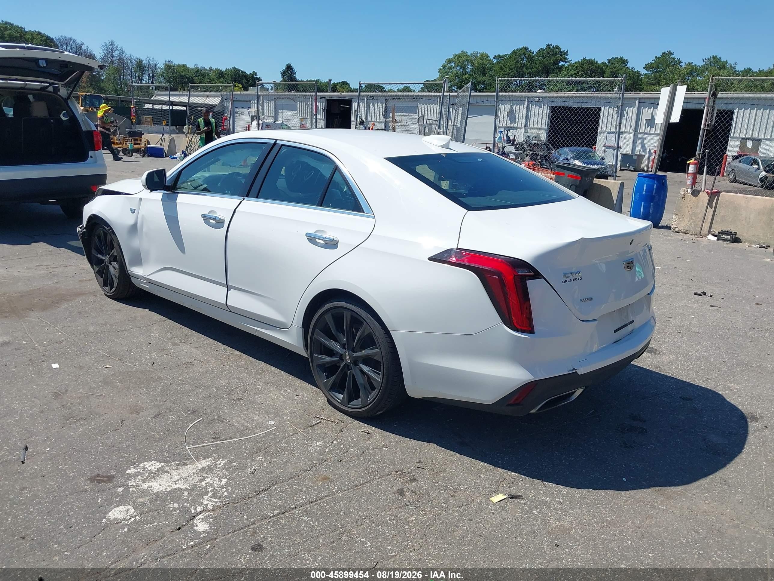 2021 Cadillac CT4 VIN 1G6DK5RK5M0129440 IAAI salvage auction — Front End, Mv-907A (New York), sold $5,600 on 2026-09-14 (photo 3)