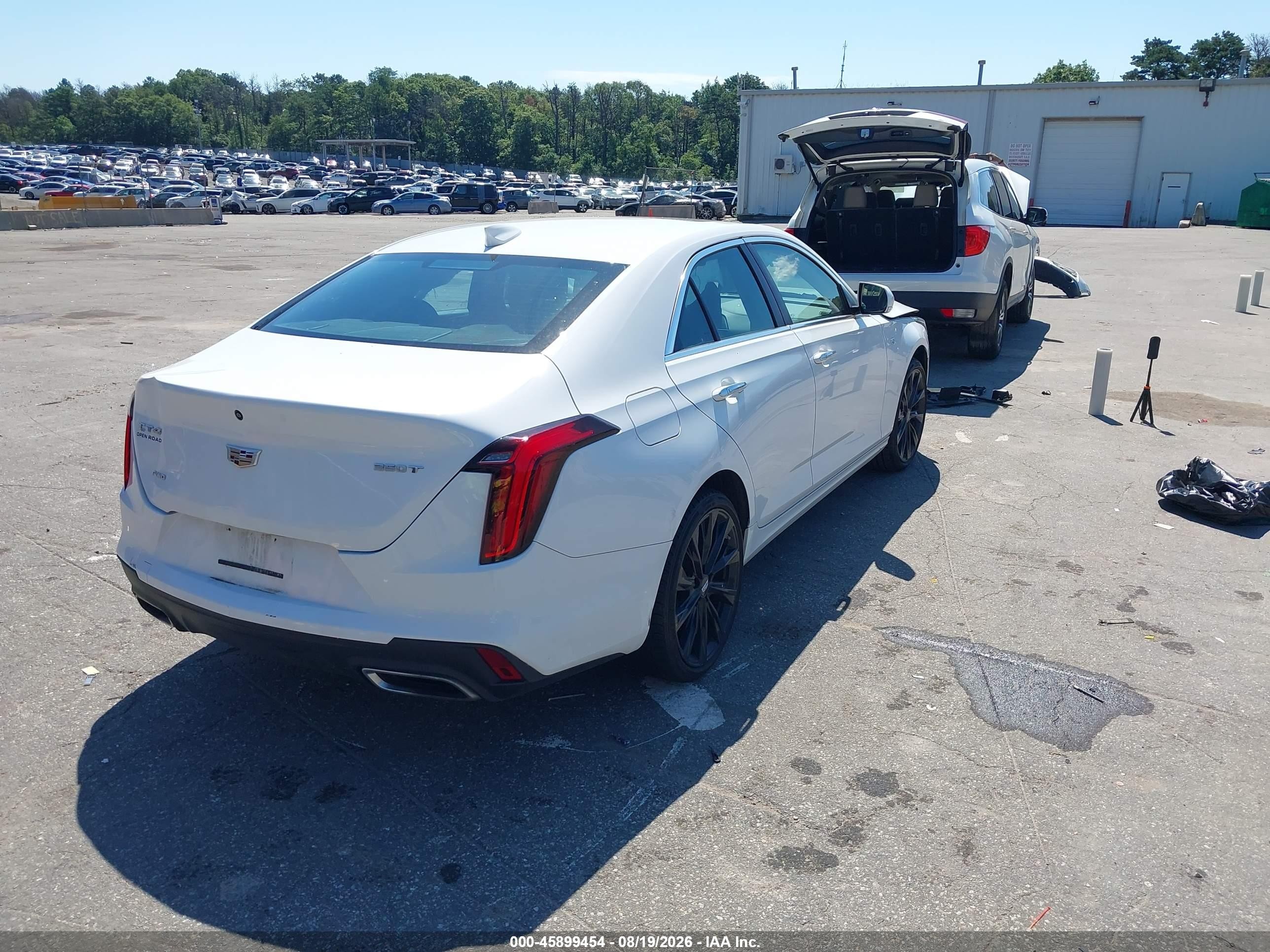 2021 Cadillac CT4 VIN 1G6DK5RK5M0129440 IAAI salvage auction — Front End, Mv-907A (New York), sold $5,600 on 2026-09-14 (photo 4)