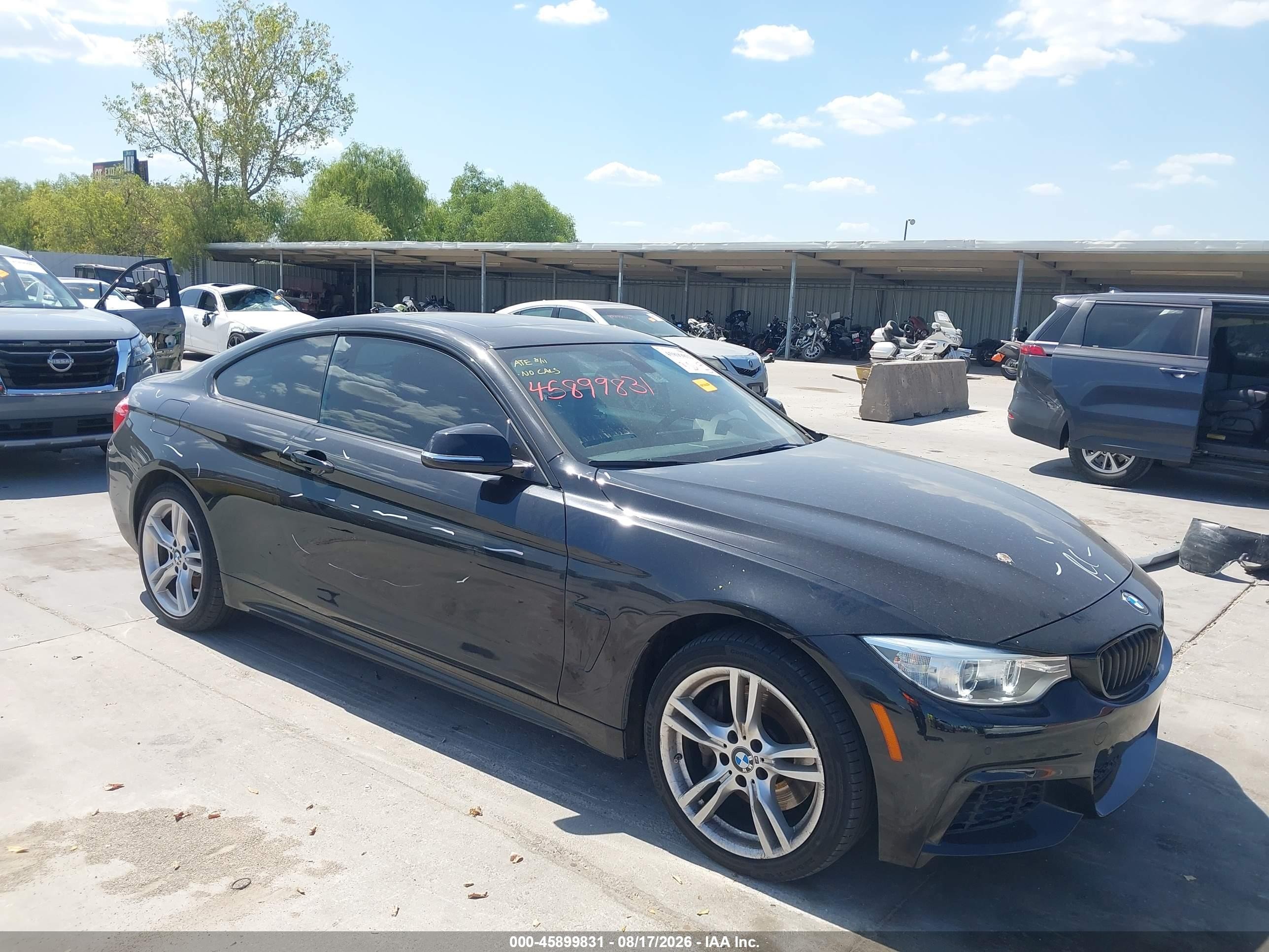 2015 BMW 4 Series VIN WBA3R5C50FK371287 — IAAI salvage auction photo