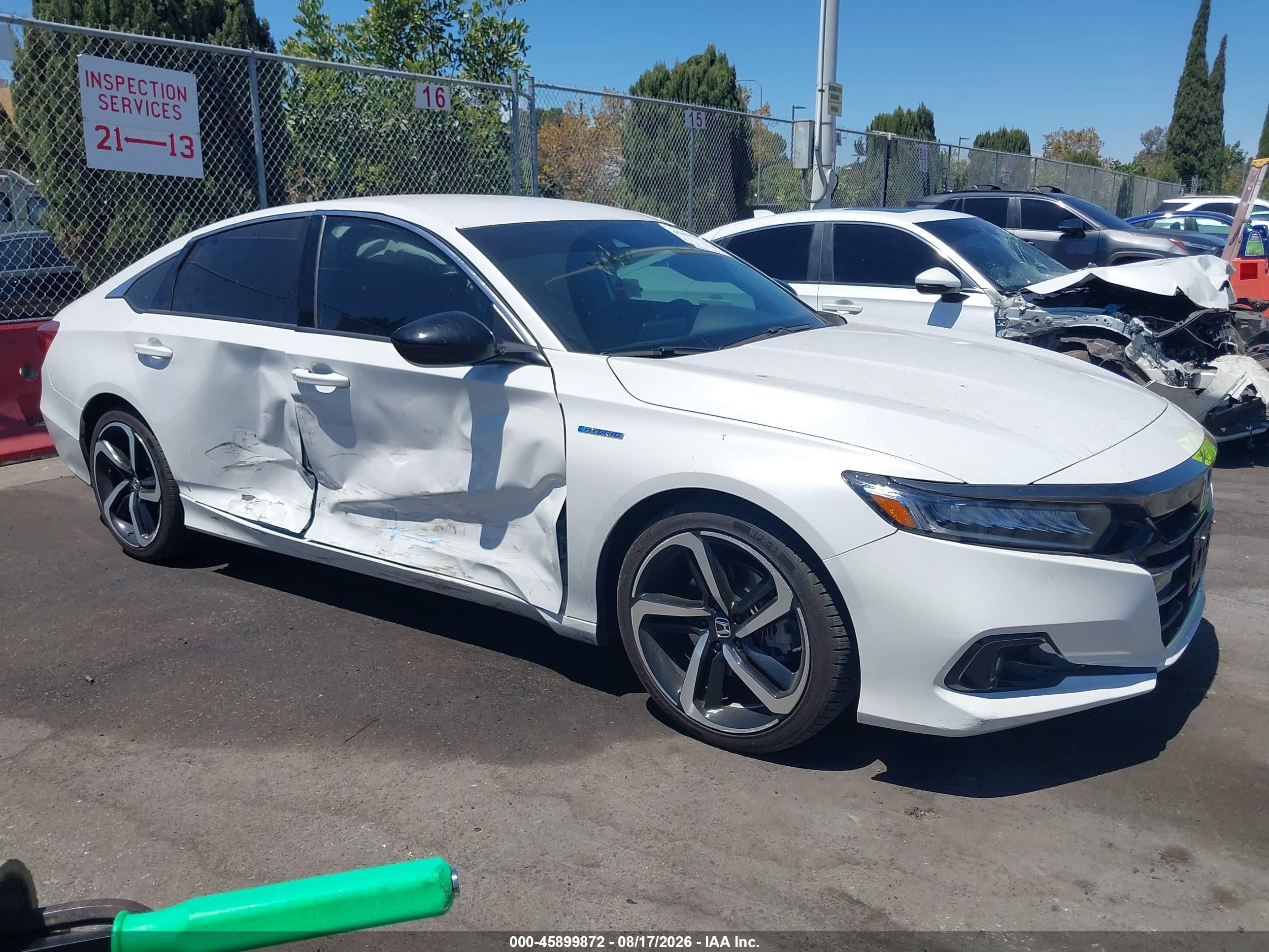 2022 Honda Accord VIN 1HGCV3F26NA036643 — IAAI salvage auction photo