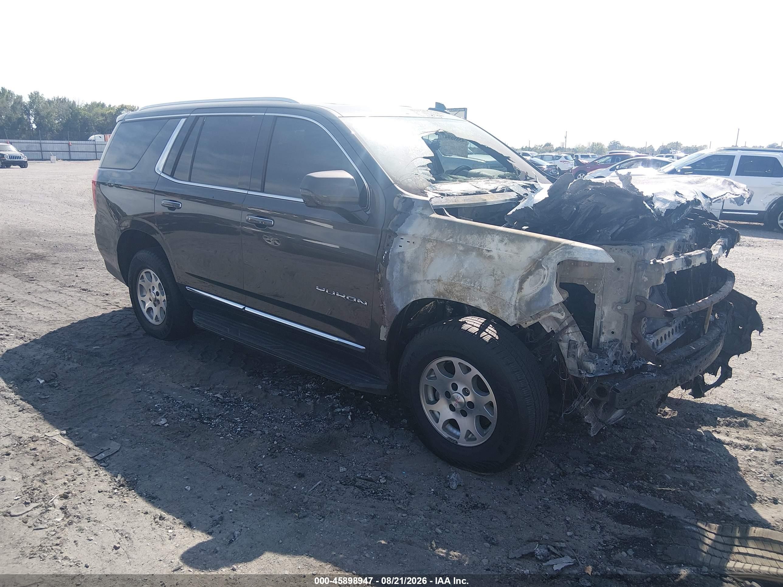 2021 GMC Yukon VIN 1GKS2BKD7MR118938 — IAAI salvage auction photo