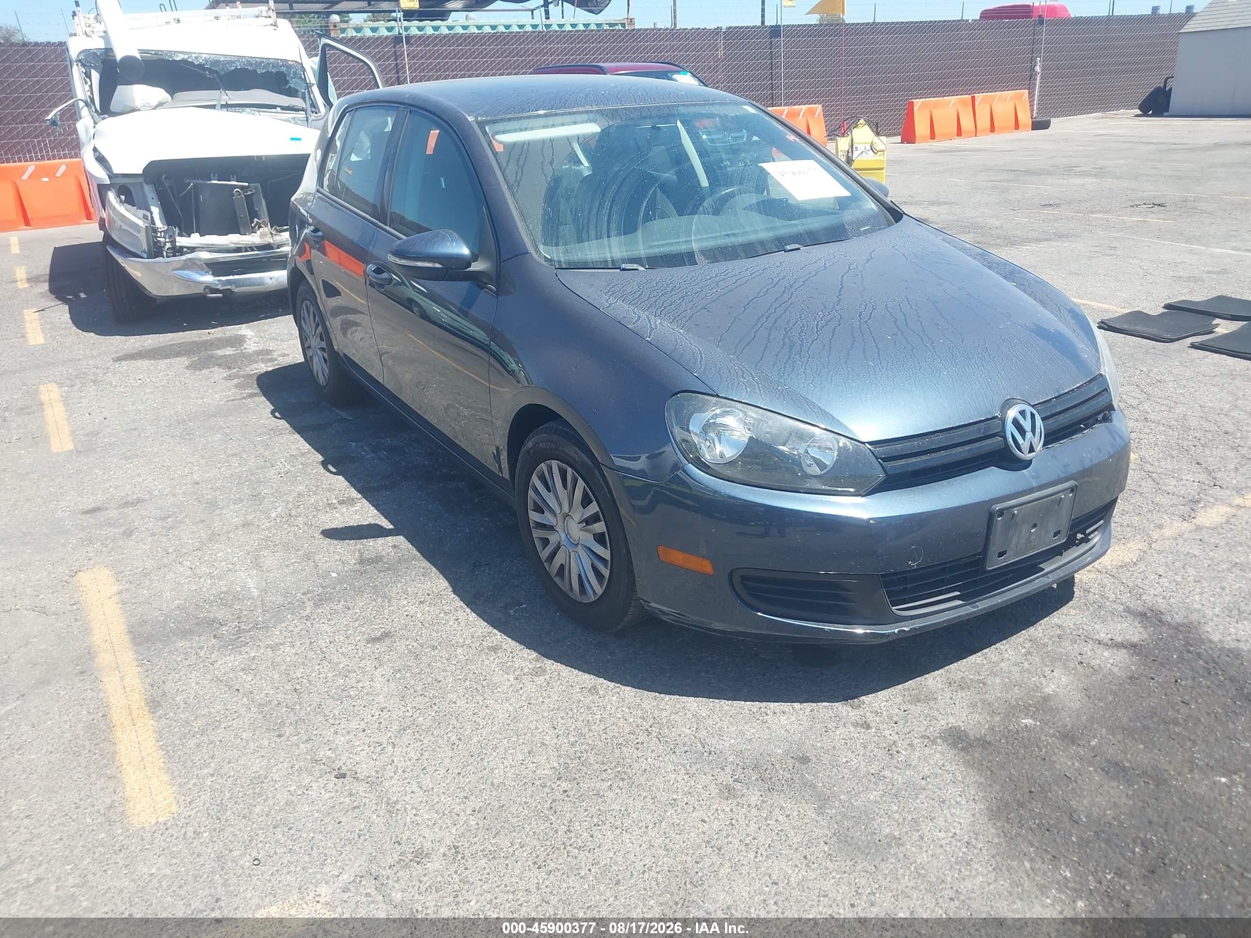 2013 Volkswagen Golf VIN WVWDB7AJ2DW097135 IAAI salvage auction — Unknown, Salvage (California), sold $1,050 on 2026-09-11 (photo 1)