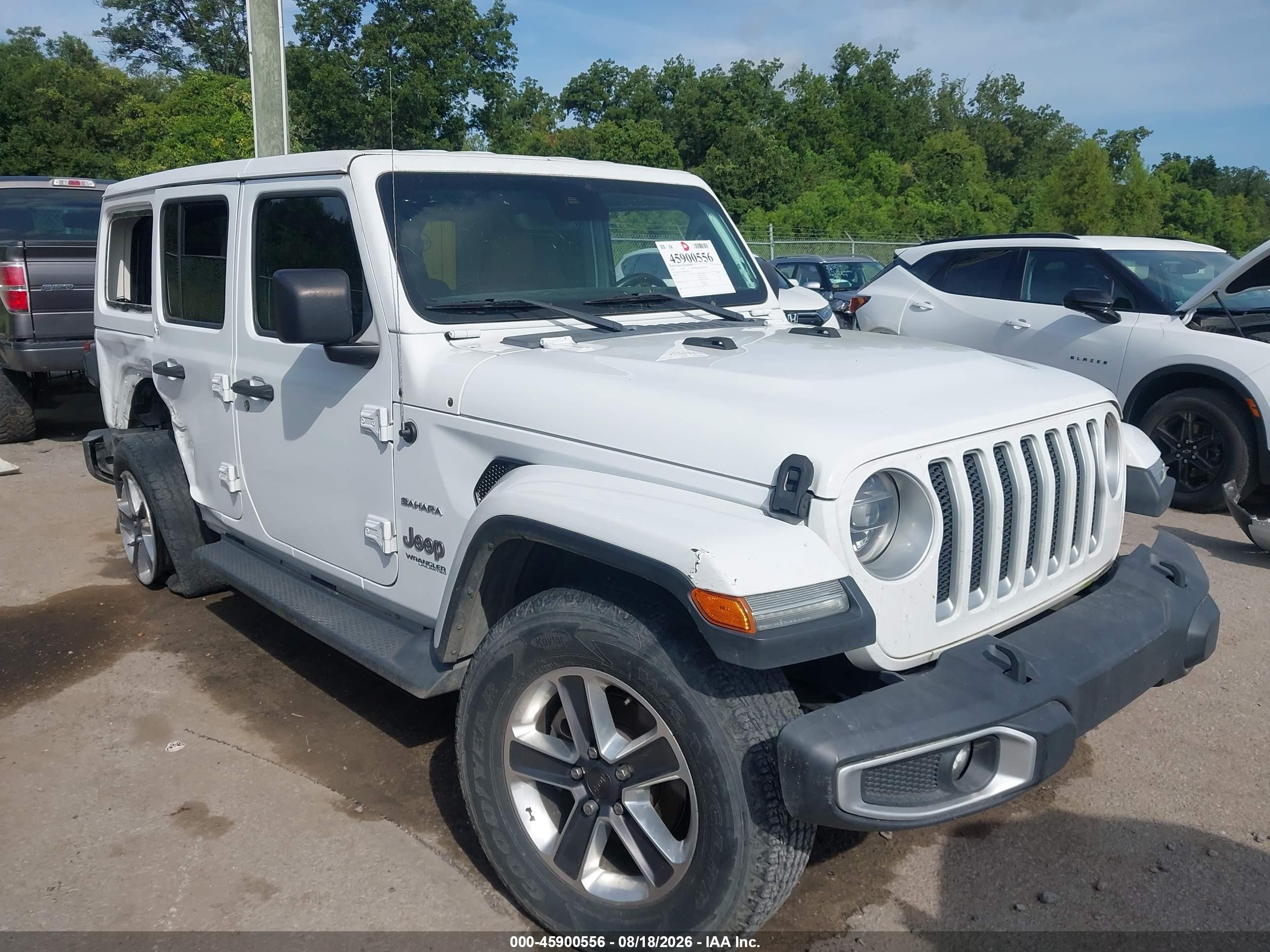 2021 Jeep Wrangler Unlimited VIN 1C4HJXEGXMW623286 — IAAI salvage auction photo