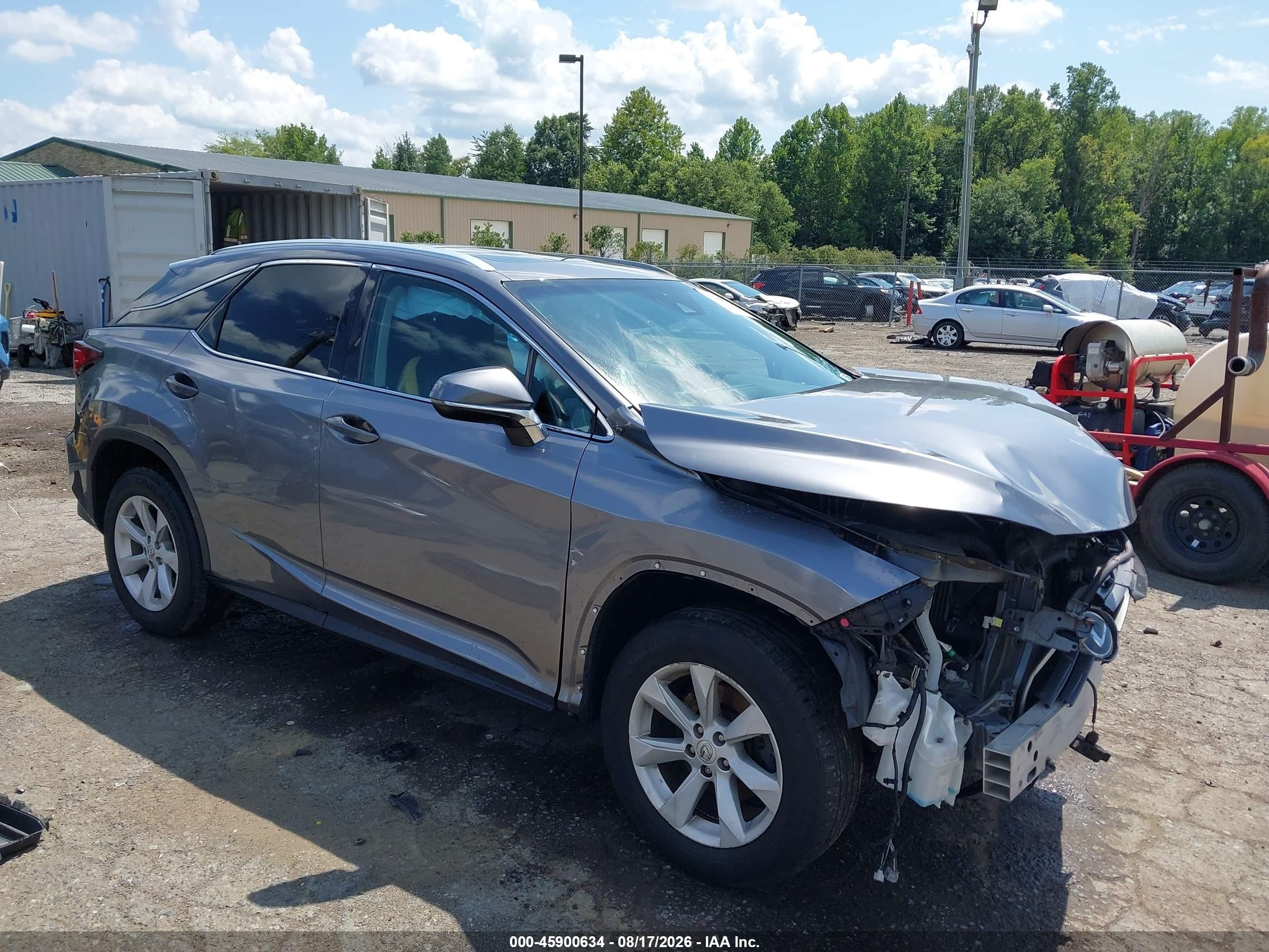 2017 Lexus RX 350 VIN 2T2BZMCA3HC057980 — IAAI salvage auction photo