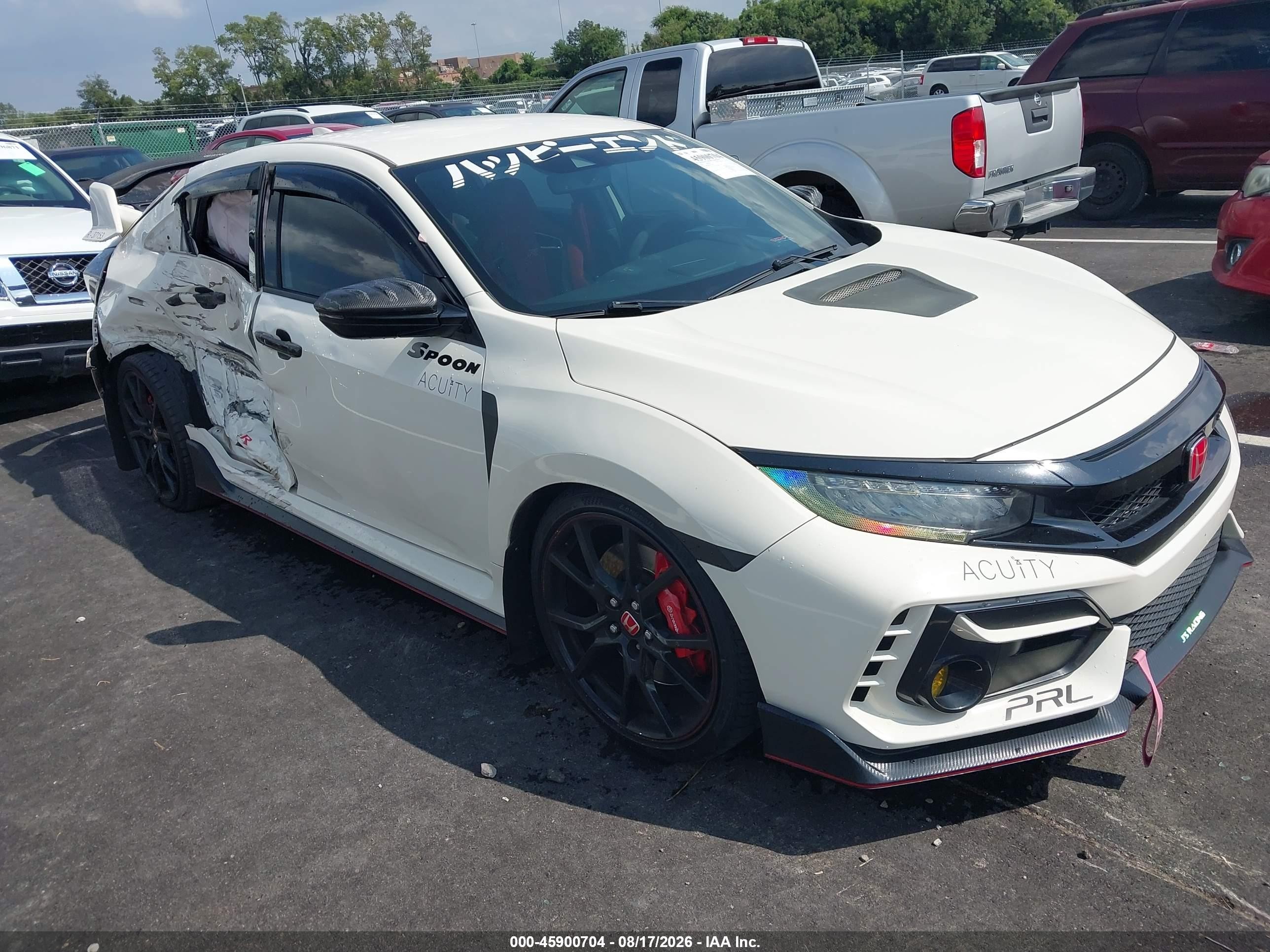 2020 Honda Civic VIN SHHFK8G79LU201115 — IAAI salvage auction photo