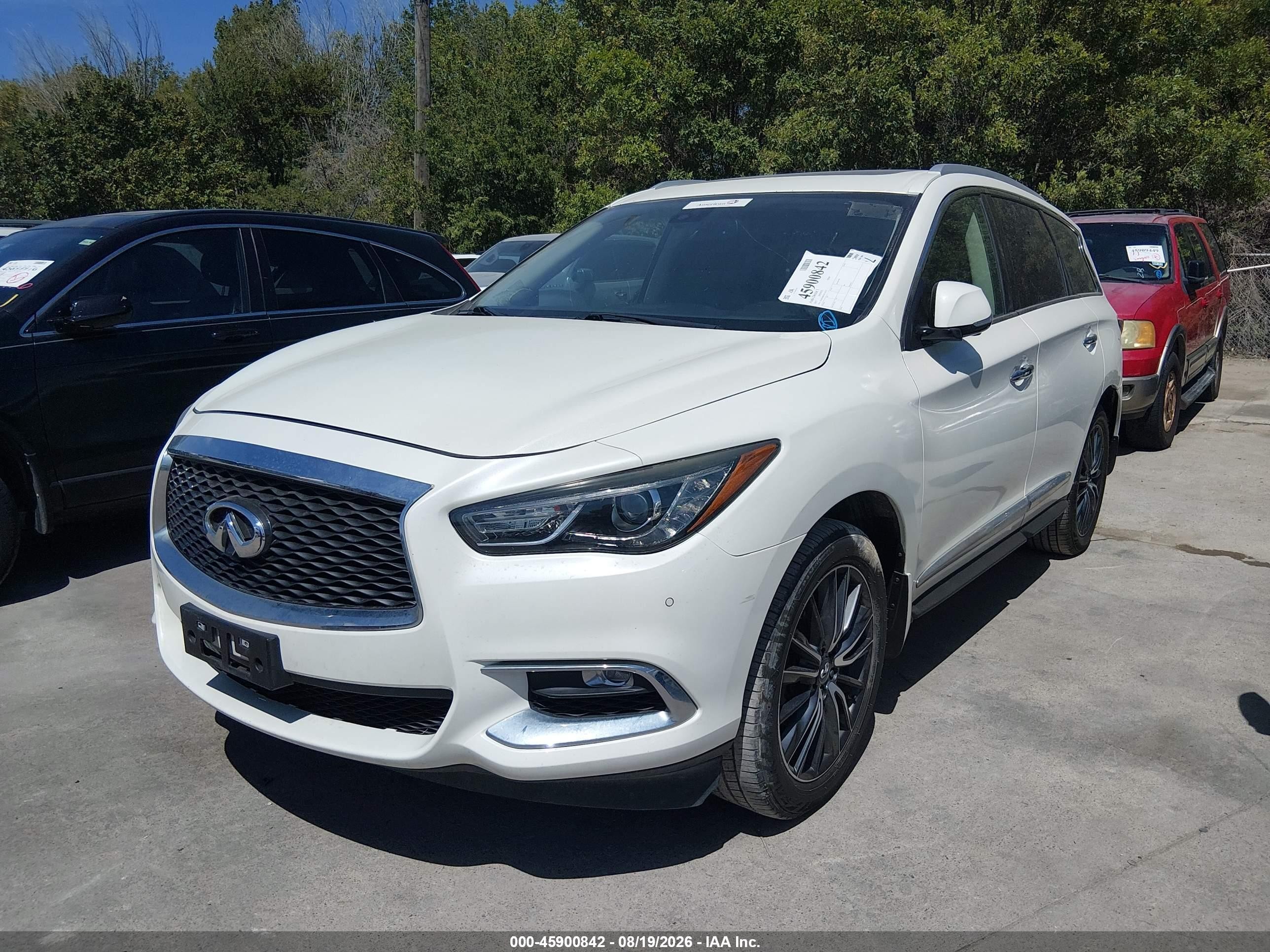 2017 Infiniti Qx60 VIN 5N1DL0MN1HC558721 IAAI salvage auction — Normal Wear, Original (Texas), sold $2,200 on 2026-09-12 (photo 2)