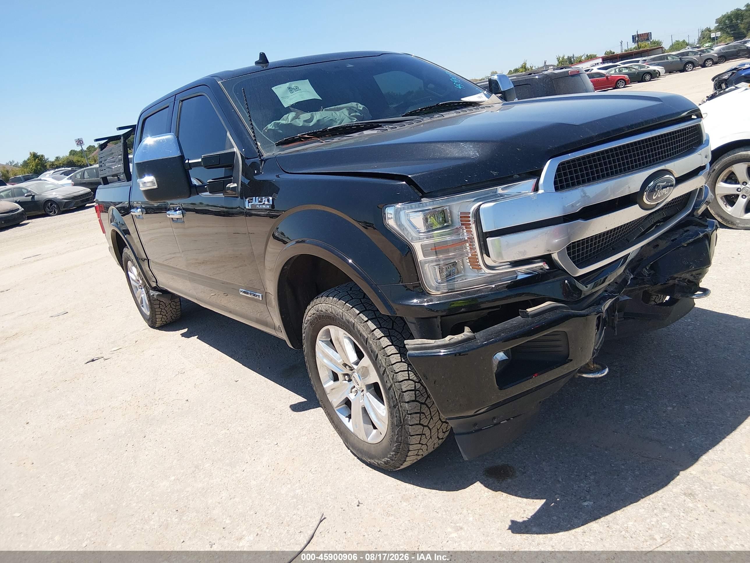 2018 Ford F-150 VIN 1FTFW1E1XJFD52498 — IAAI salvage auction photo