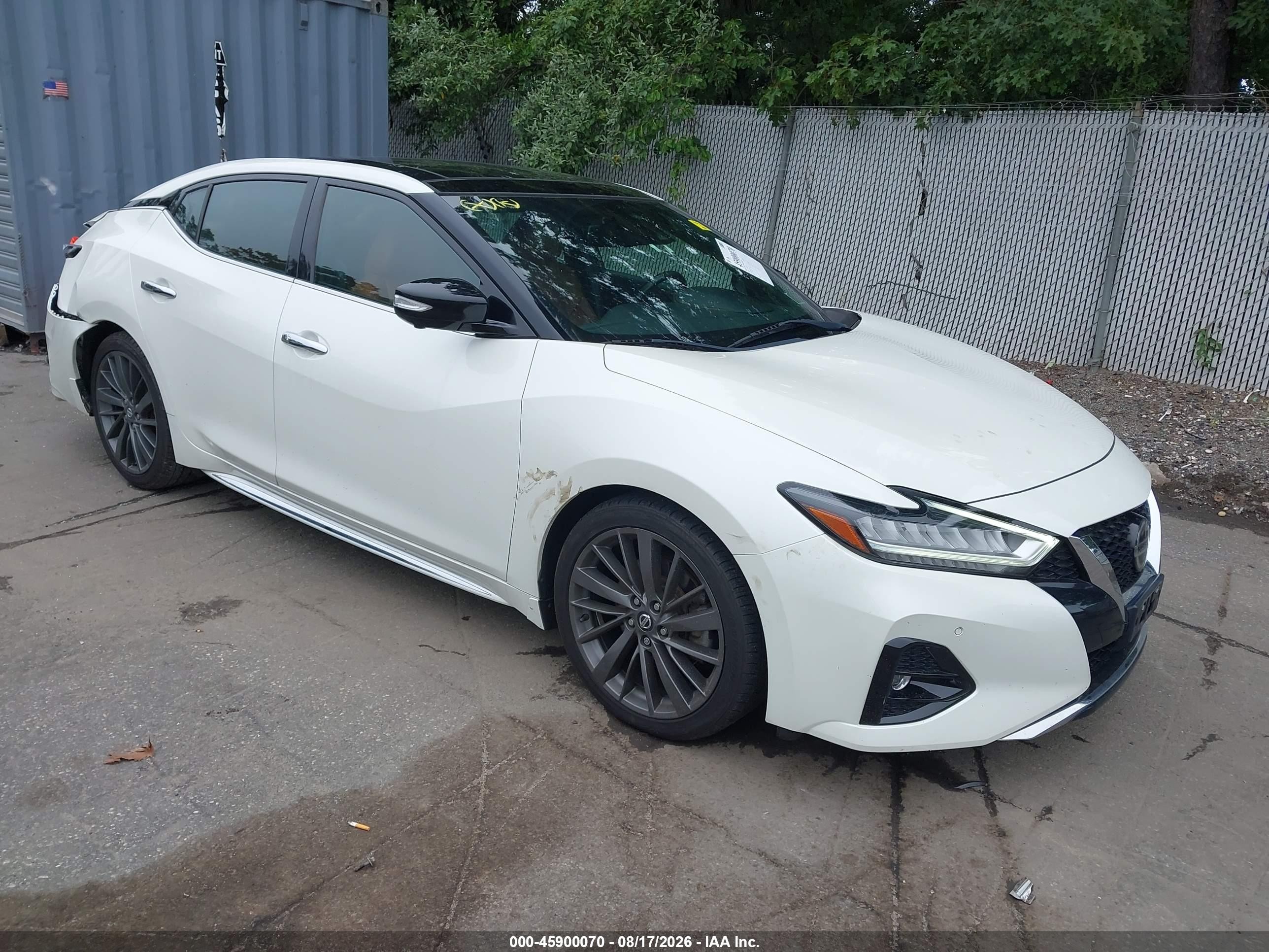 2020 Nissan Maxima VIN 1N4AA6FV2LC373265 — IAAI salvage auction photo