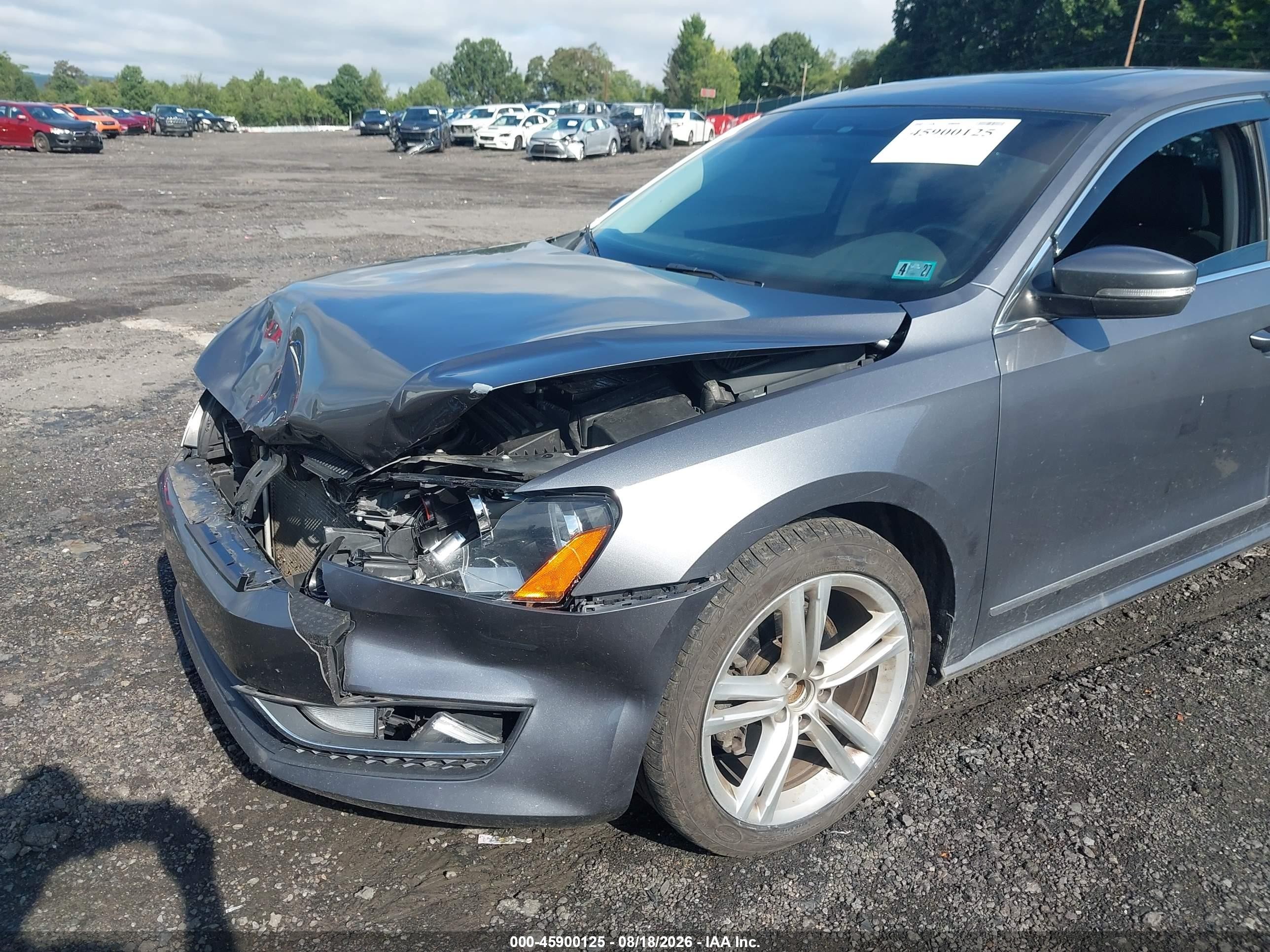 2015 Volkswagen Passat VIN 1VWCV7A37FC049197 IAAI salvage auction — Front End, Salvage (Pennsylvania), sold $500 on 2026-09-08 (photo 6)