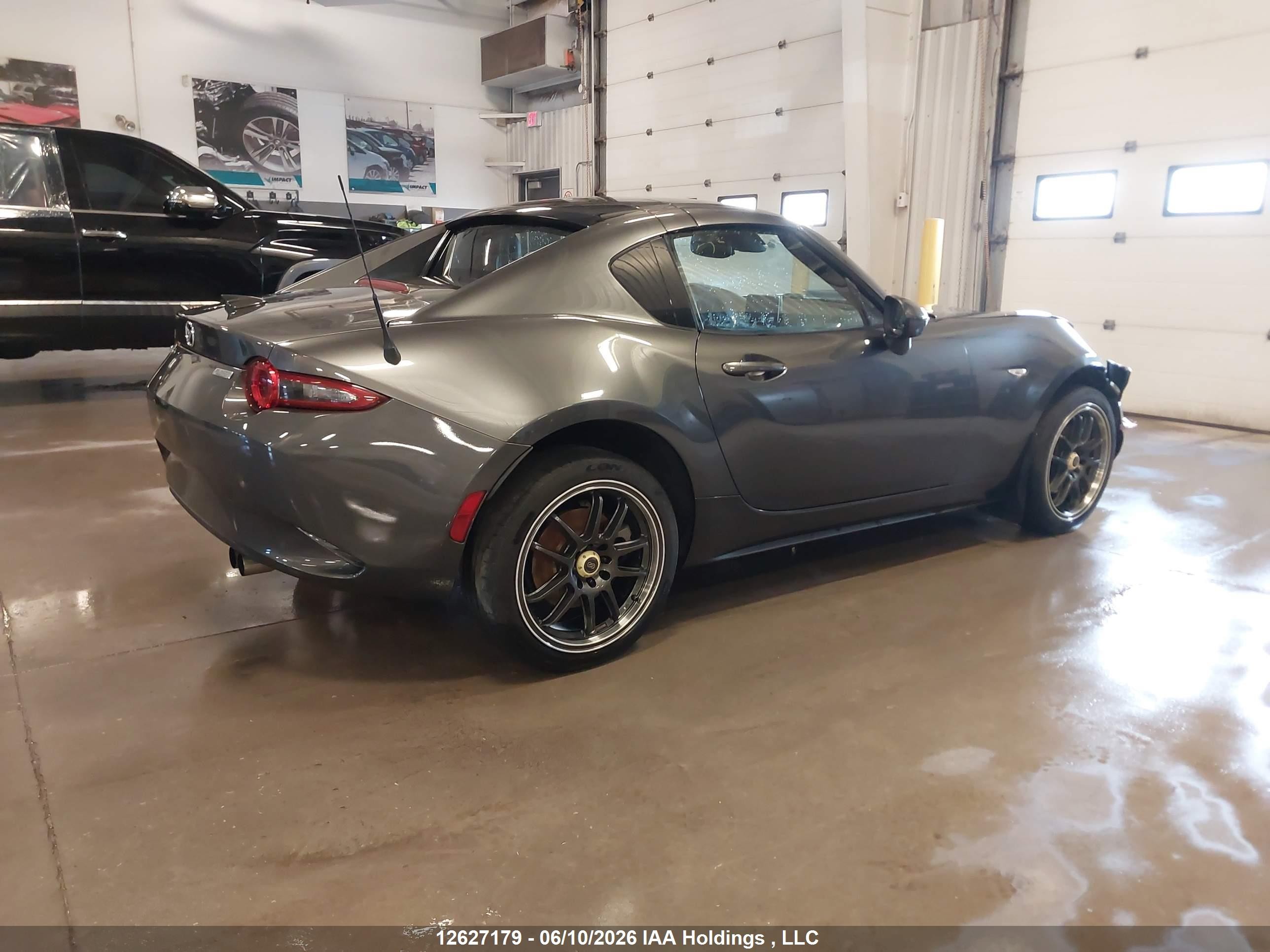 2017 Mazda MX-5 Miata VIN JM1NDAM70H0107214 IAAI salvage auction — Unknown, On-Rebuilt (Ontario), sold $5,600 on 2021-03-01 (photo 4)