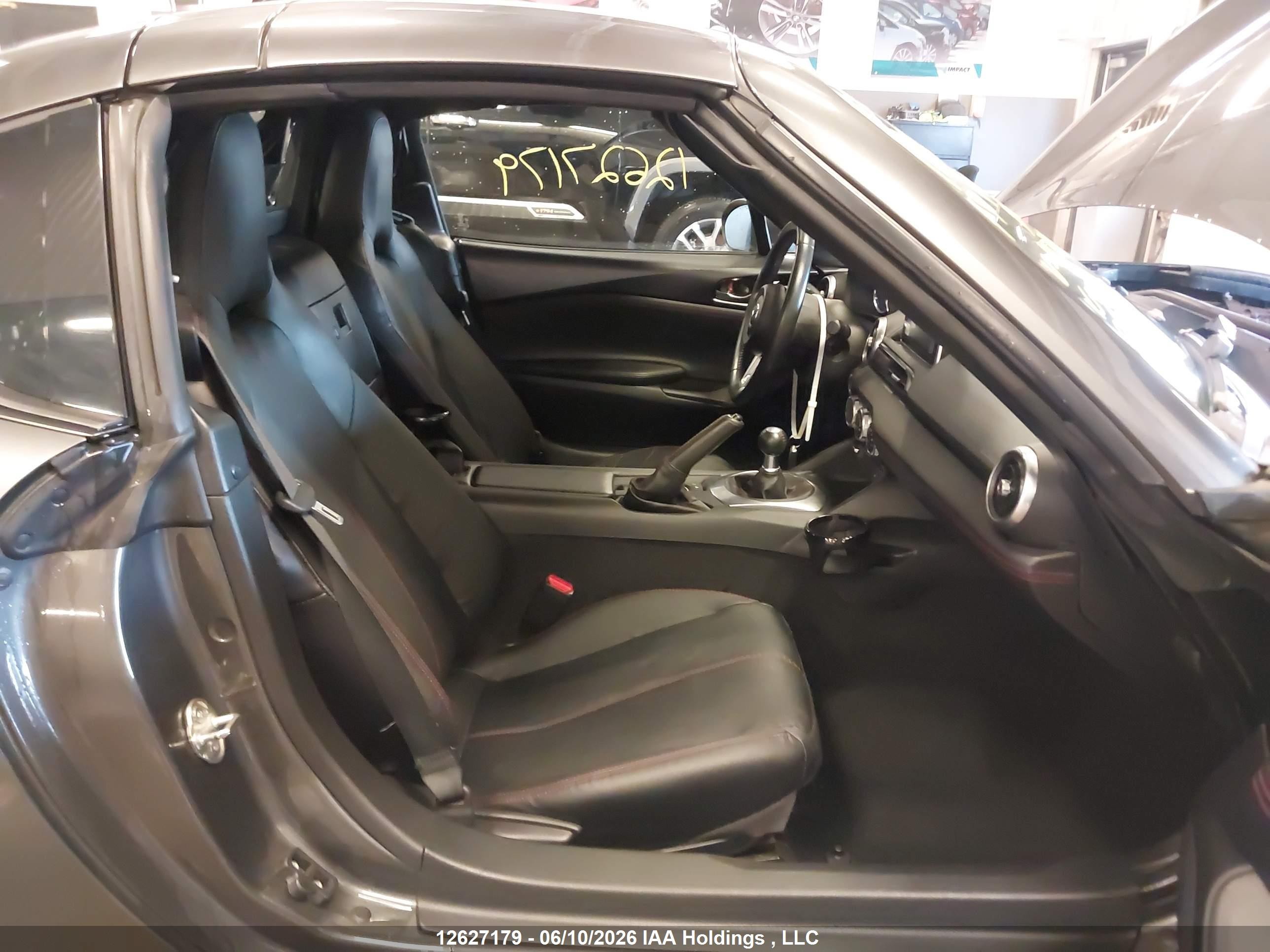 2017 Mazda MX-5 Miata VIN JM1NDAM70H0107214 IAAI salvage auction — Unknown, On-Rebuilt (Ontario), sold $5,600 on 2021-03-01 (photo 5)
