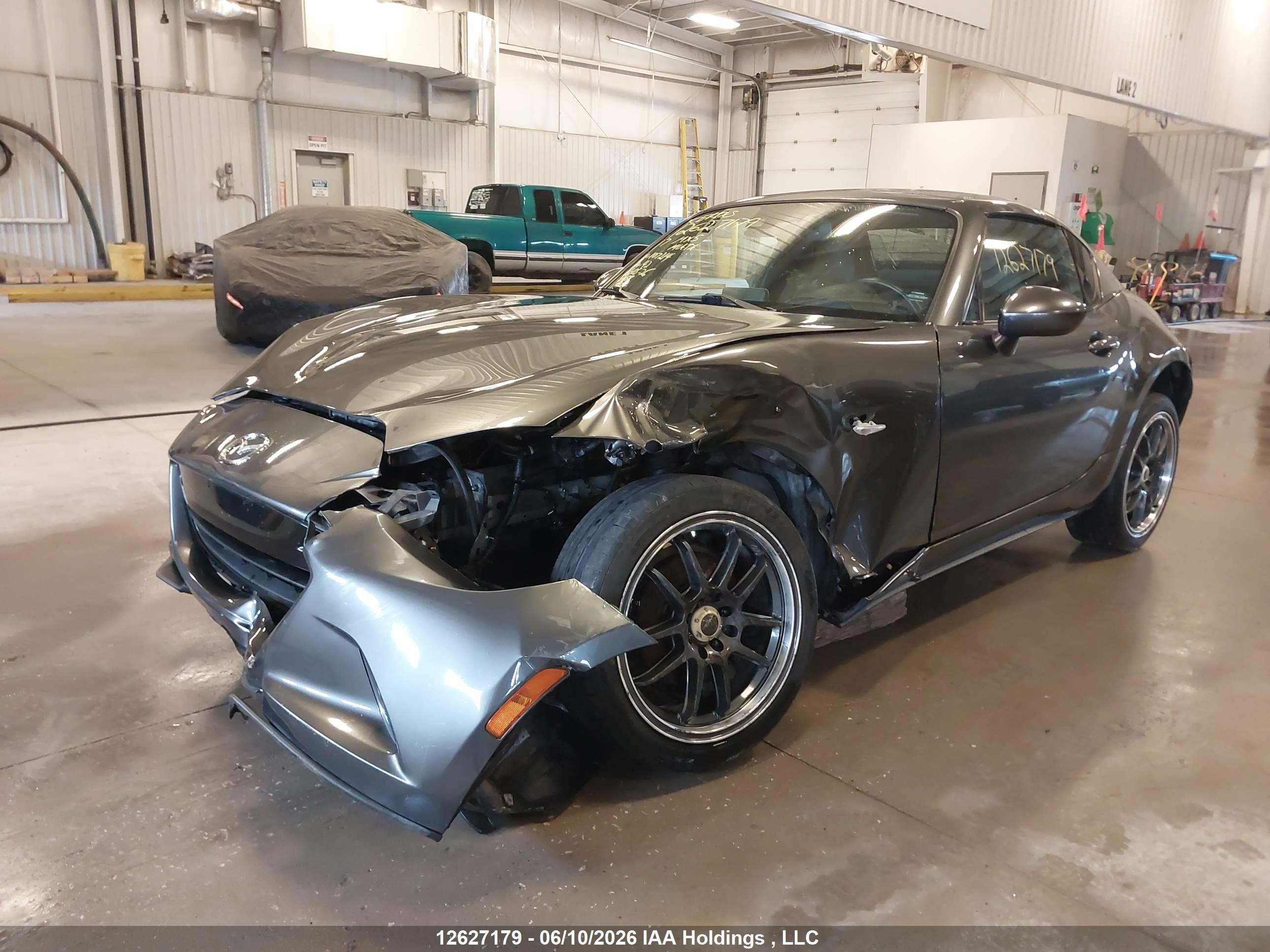2017 Mazda MX-5 Miata VIN JM1NDAM70H0107214 IAAI salvage auction — Unknown, On-Rebuilt (Ontario), sold $5,600 on 2021-03-01 (photo 6)
