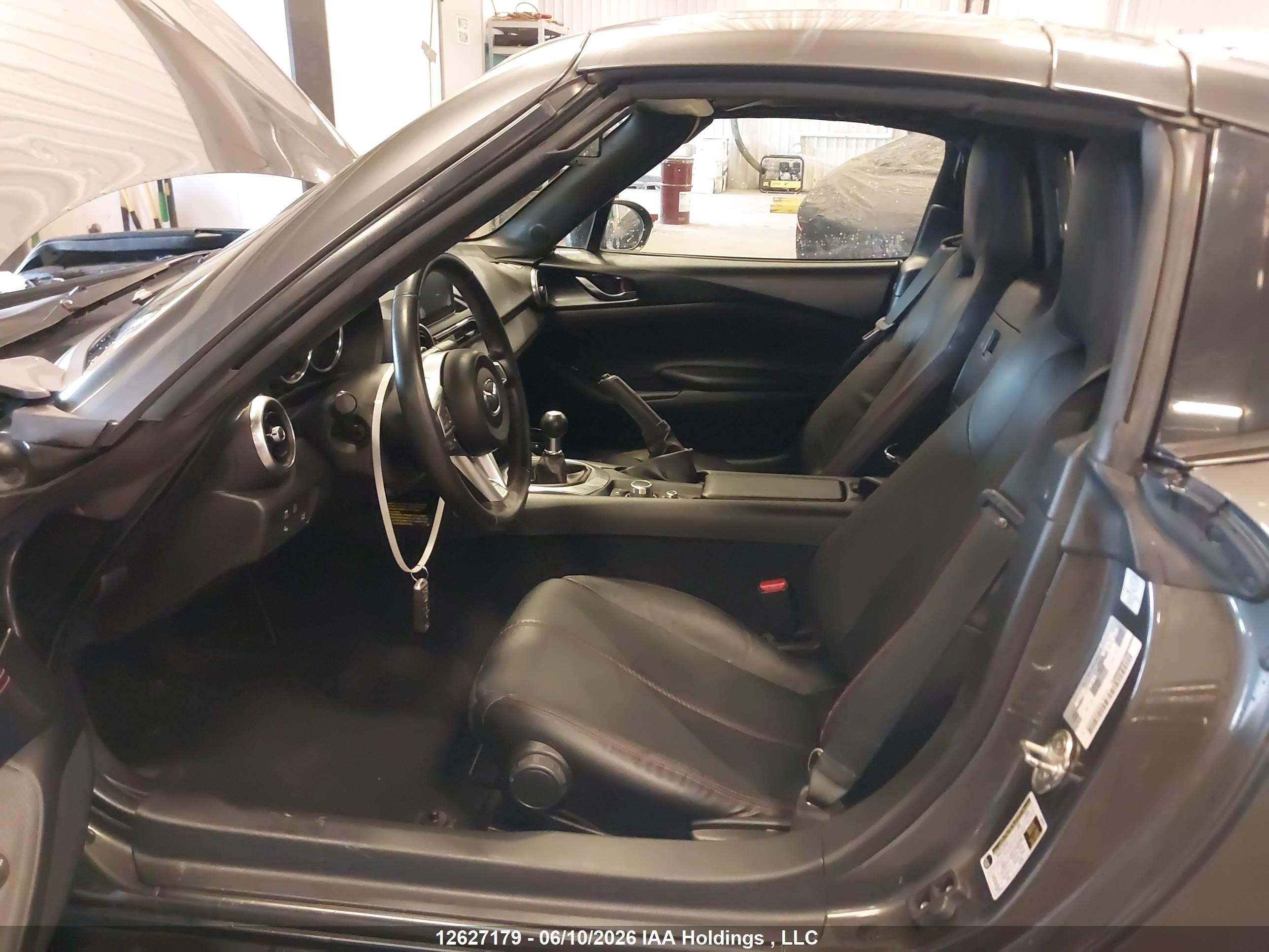 2017 Mazda MX-5 Miata VIN JM1NDAM70H0107214 IAAI salvage auction — Unknown, On-Rebuilt (Ontario), sold $5,600 on 2021-03-01 (photo 8)
