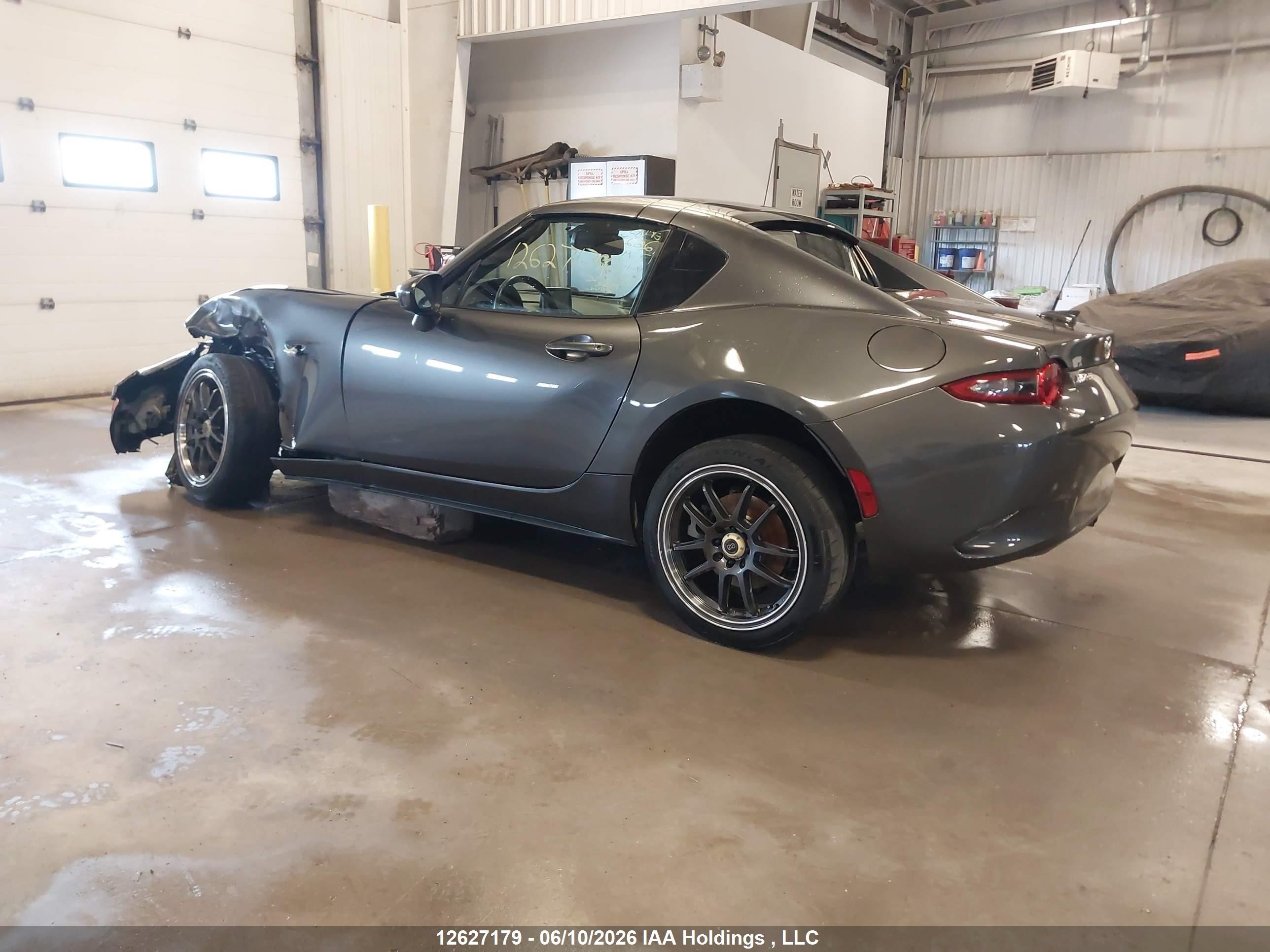 2017 Mazda MX-5 Miata VIN JM1NDAM70H0107214 IAAI salvage auction — Unknown, On-Rebuilt (Ontario), sold $5,600 on 2021-03-01 (photo 3)
