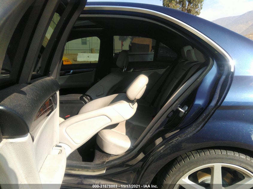 2012 Mercedes-benz C-klasse VIN WDDGF4HB4CR216630 IAAI salvage auction — MECHANICAL, Salvage (California), sold $425 on 2026-07-21 (photo 8)