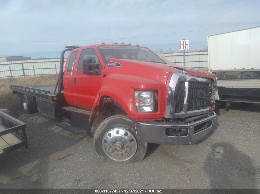 2021 Ford F-750 VIN 1FDWX7DC5MDF01429 IAAI salvage auction — LEFT FRONT, Other, sold $11,000 on 2026-07-22 (photo 1)