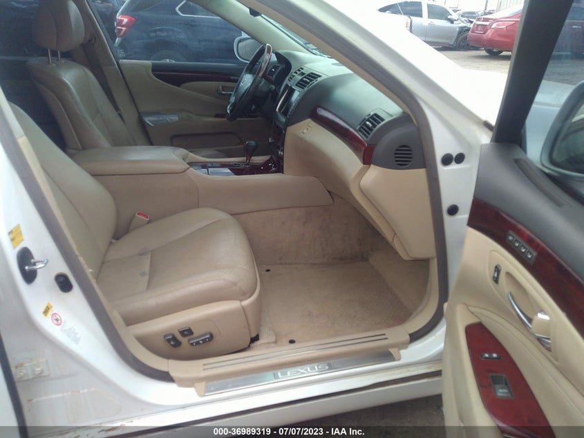2009 Lexus Ls VIN JTHCL46F095002966 IAAI salvage auction — Front End, Other, sold $2,175 on 2023-12-26 (photo 5)