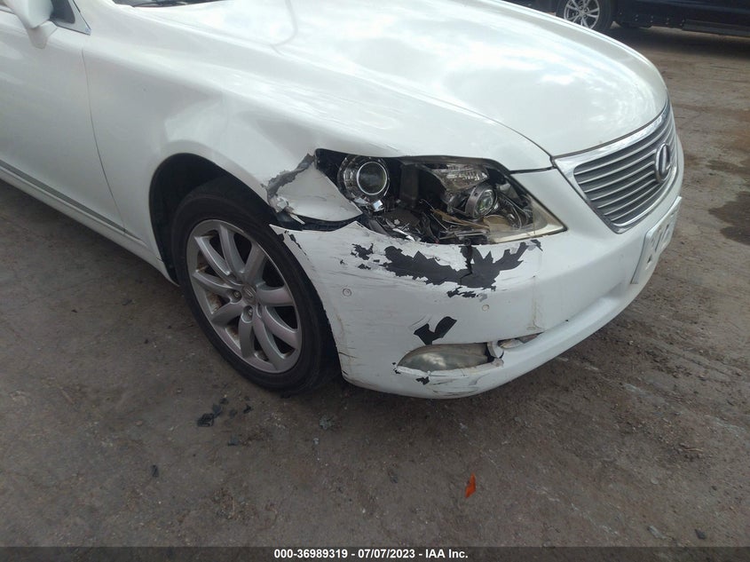 2009 Lexus Ls VIN JTHCL46F095002966 IAAI salvage auction — Front End, Other, sold $2,175 on 2023-12-26 (photo 6)