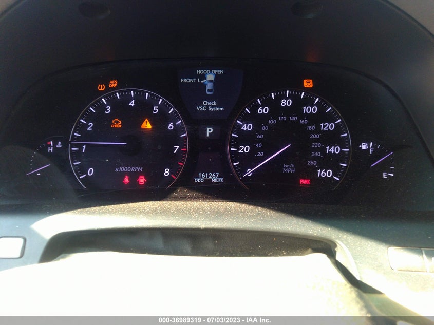2009 Lexus Ls VIN JTHCL46F095002966 IAAI salvage auction — Front End, Other, sold $2,175 on 2023-12-26 (photo 7)