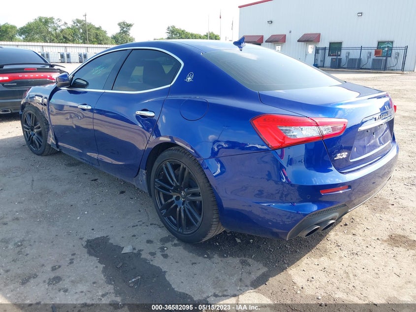 2018 Maserati Ghibli VIN ZAM57YTS8J1290914 IAAI salvage auction — LEFT SIDE, Original (Texas), sold $9,850 on 2026-07-28 (photo 3)