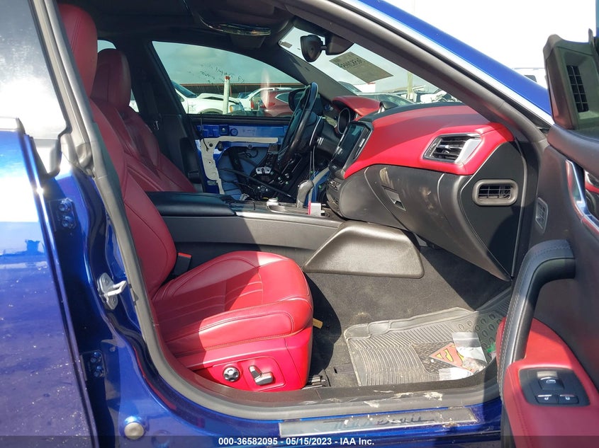 2018 Maserati Ghibli VIN ZAM57YTS8J1290914 IAAI salvage auction — LEFT SIDE, Original (Texas), sold $9,850 on 2026-07-28 (photo 5)