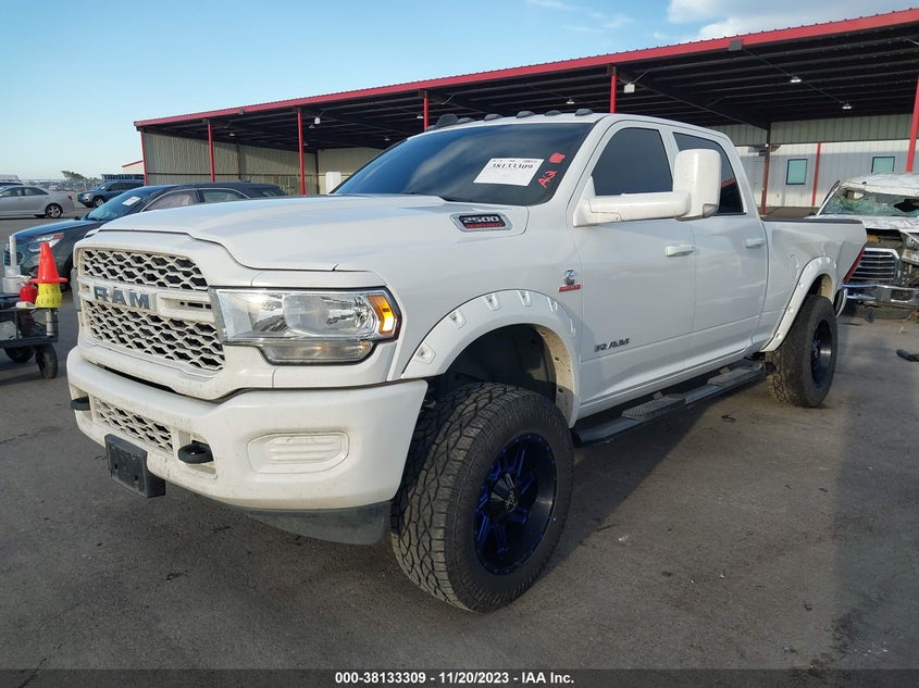 2022 Ram 2500 VIN 3C6UR5CL9NG108573 IAAI salvage auction — RIGHT SIDE, Original (Texas), sold $14,600 on 2026-07-30 (photo 2)