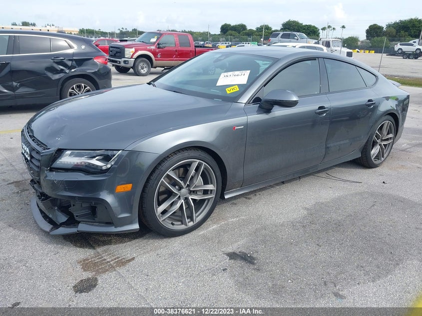 2015 Audi A7 VIN WAU2GAFC4FN062571 IAAI salvage auction — FRONT END, Rebuildable (Florida), sold $4,900 on 2026-09-02 (photo 2)