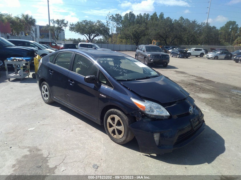 2015 Toyota Prius VIN JTDKN3DU2F0464649 IAAI salvage auction — FRONT END, Mv-907A (New York), sold $1,225 on 2026-07-29 (photo 1)