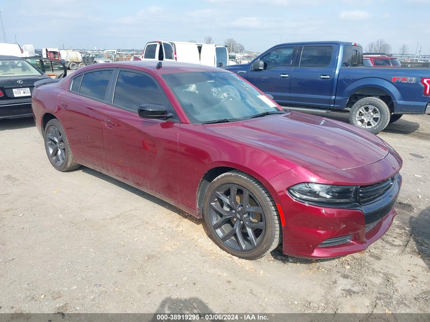 2023 DODGE CHARGER VIN 2C3CDXBGXPH533584 COPART salvage auction — Left Side, Clear (Arkansas), sold $20,000 on 2024-04-24 (photo 1)