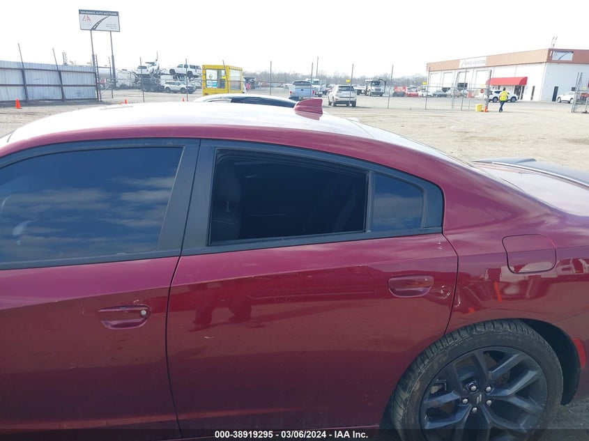 2023 DODGE CHARGER VIN 2C3CDXBGXPH533584 COPART salvage auction — Left Side, Clear (Arkansas), sold $20,000 on 2024-04-24 (photo 6)