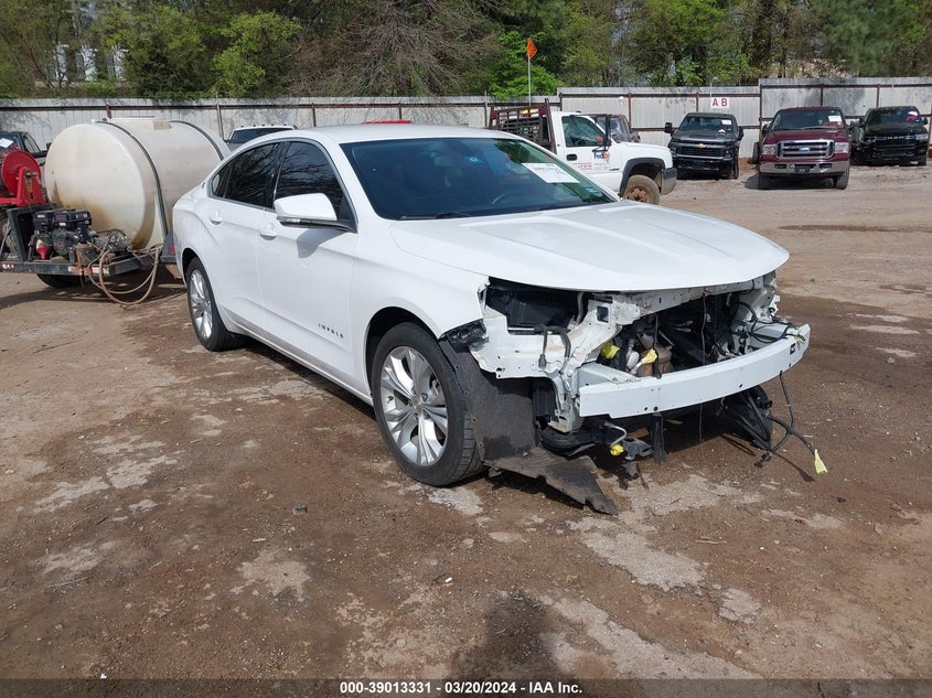 2015 CHEVROLET IMPALA VIN 1G1125S34FU133955 COPART salvage auction — Front End, Original (Texas), sold $3,850 on 2024-05-02 (photo 1)