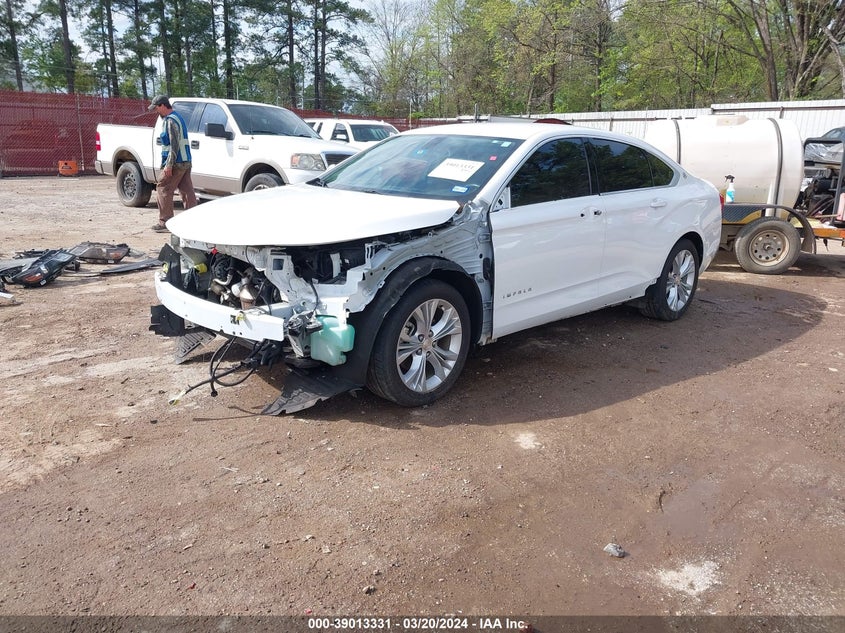 2015 CHEVROLET IMPALA VIN 1G1125S34FU133955 COPART salvage auction — Front End, Original (Texas), sold $3,850 on 2024-05-02 (photo 2)