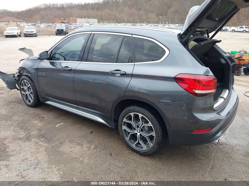 2021 BMW X1 VIN WBXJG9C03M5T75022 COPART salvage auction — Front End, Other (West Virginia), sold $6,475 on 2024-05-23 (photo 3)