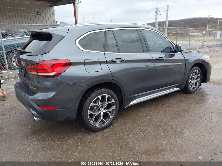 2021 BMW X1 VIN WBXJG9C03M5T75022 COPART salvage auction — Front End, Other (West Virginia), sold $6,475 on 2024-05-23 (photo 4)