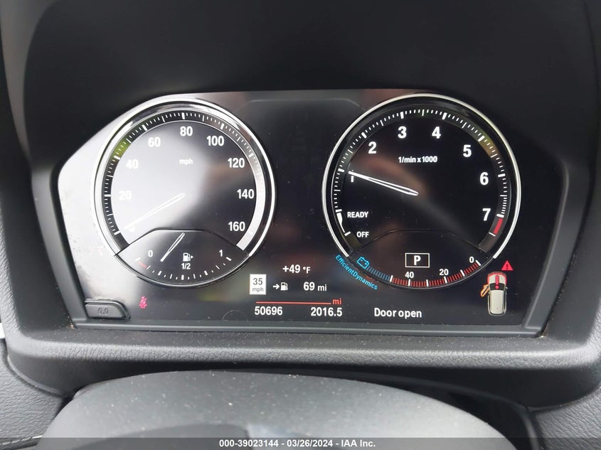 2021 BMW X1 VIN WBXJG9C03M5T75022 COPART salvage auction — Front End, Other (West Virginia), sold $6,475 on 2024-05-23 (photo 7)
