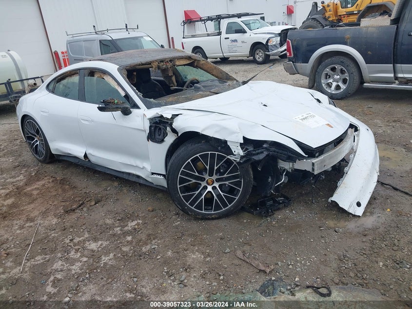 2024 PORSCHE TAYCAN VIN WP0AA2Y19RSA11304 — COPART salvage auction photo