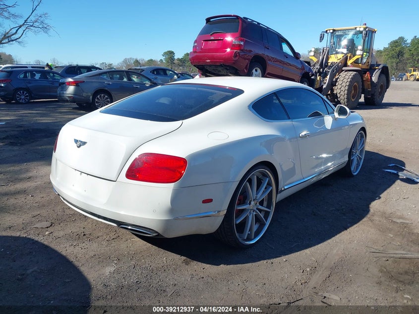 2012 Bentley Continental gt VIN SCBFR7ZAXCC071524 COPART salvage auction — Unknown, Other (New York), sold $16,125 on 2024-05-21 (photo 4)