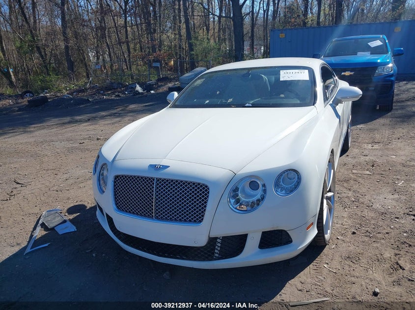 2012 Bentley Continental gt VIN SCBFR7ZAXCC071524 COPART salvage auction — Unknown, Other (New York), sold $16,125 on 2024-05-21 (photo 6)
