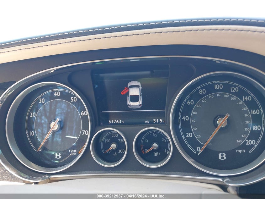 2012 Bentley Continental gt VIN SCBFR7ZAXCC071524 COPART salvage auction — Unknown, Other (New York), sold $16,125 on 2024-05-21 (photo 7)