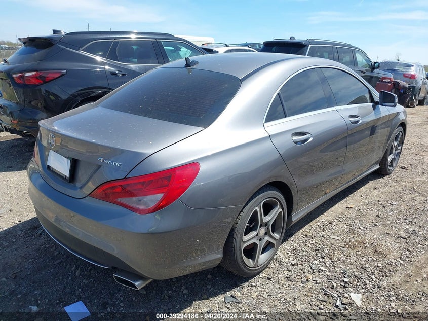 2014 Mercedes-benz Cla 250 VIN WDDSJ4GB9EN128600 IAAI salvage auction — TRANSMISSION, Salvage Title, sold $400 on 2026-08-13 (photo 4)