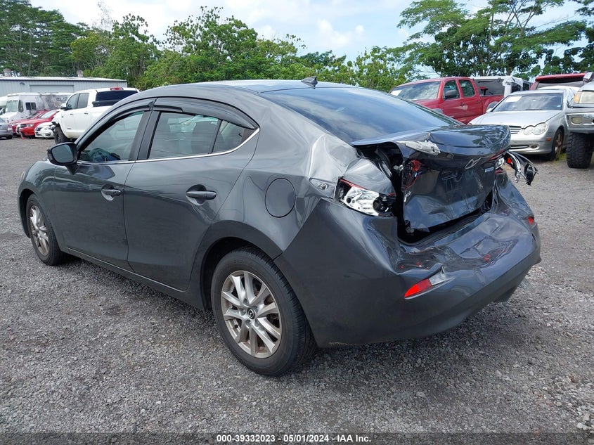 2015 Mazda Mazda3 VIN JM1BM1W79F1253215 IAAI salvage auction — REAR END, Salvage Title, sold $725 on 2026-07-07 (photo 3)