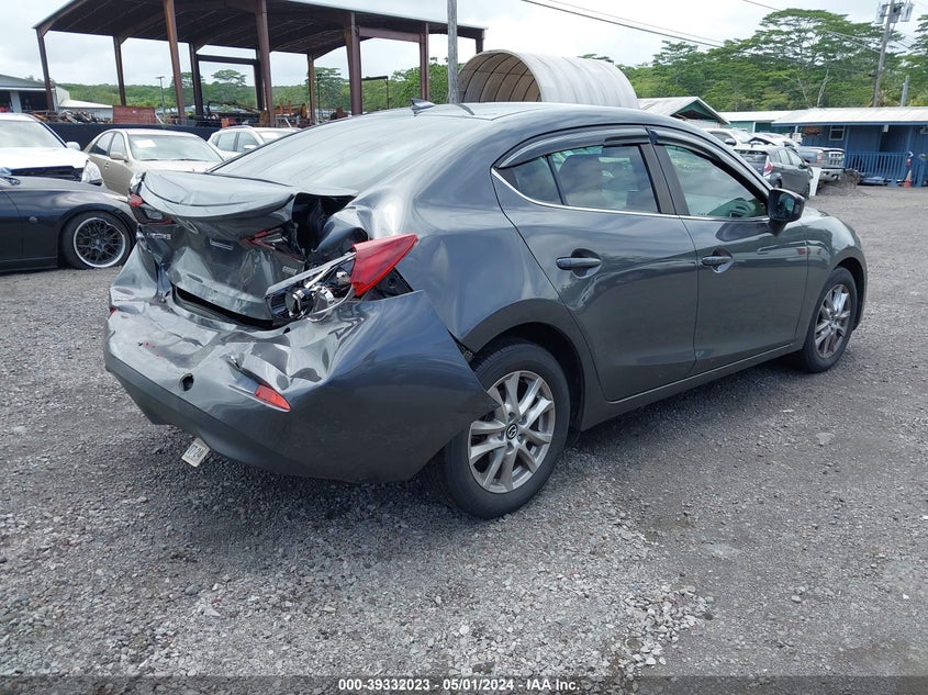 2015 Mazda Mazda3 VIN JM1BM1W79F1253215 IAAI salvage auction — REAR END, Salvage Title, sold $725 on 2026-07-07 (photo 4)