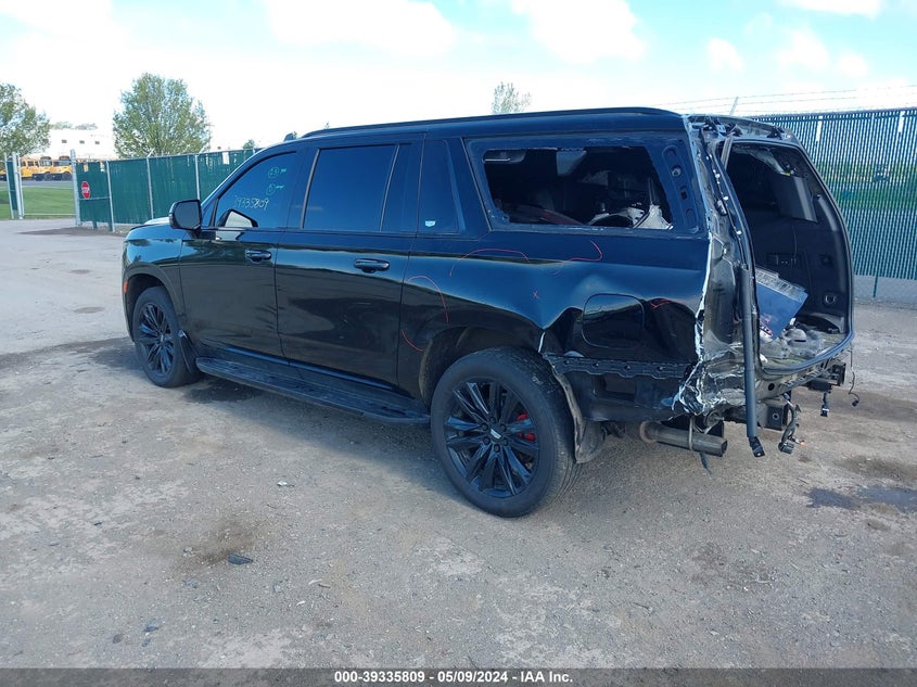 2021 Cadillac Escalade VIN 1GYS4RKL4MR478362 COPART salvage auction — Rear, Other (New York), sold $42,550 on 2024-05-28 (photo 3)