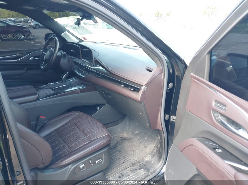 2021 Cadillac Escalade VIN 1GYS4RKL4MR478362 COPART salvage auction — Rear, Other (New York), sold $42,550 on 2024-05-28 (photo 5)