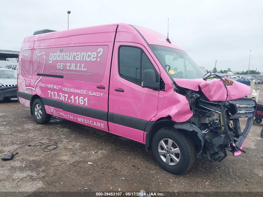 2020 MERCEDES-BENZ SPRINTER 2500 VIN W1Z4EGHY6LT025999 — COPART salvage auction photo