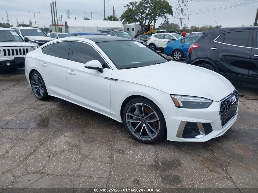 2023 Audi A5 Sportback VIN WAUDACF5XPA070304 — IAAI salvage auction photo