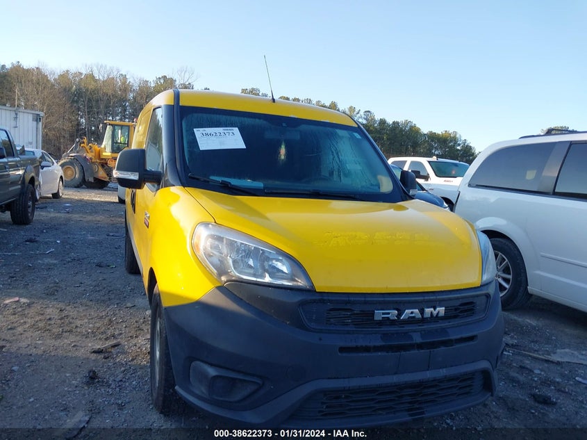2020 Ram Promaster city VIN ZFBHRFAB8L6S46763 COPART salvage auction — Front End, Clear (Georgia), sold $8,825 on 2024-02-13 (photo 6)