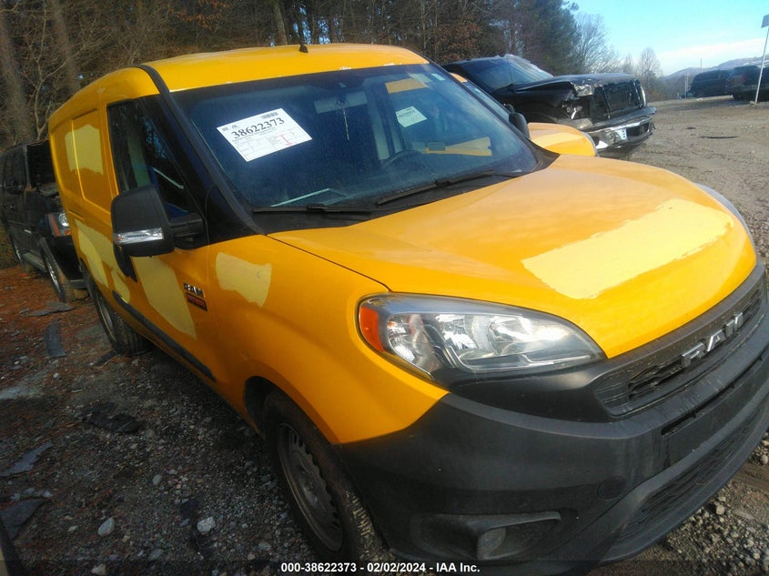 2020 Ram Promaster city VIN ZFBHRFAB8L6S46763 COPART salvage auction — Front End, Clear (Georgia), sold $8,825 on 2024-02-13 (photo 1)