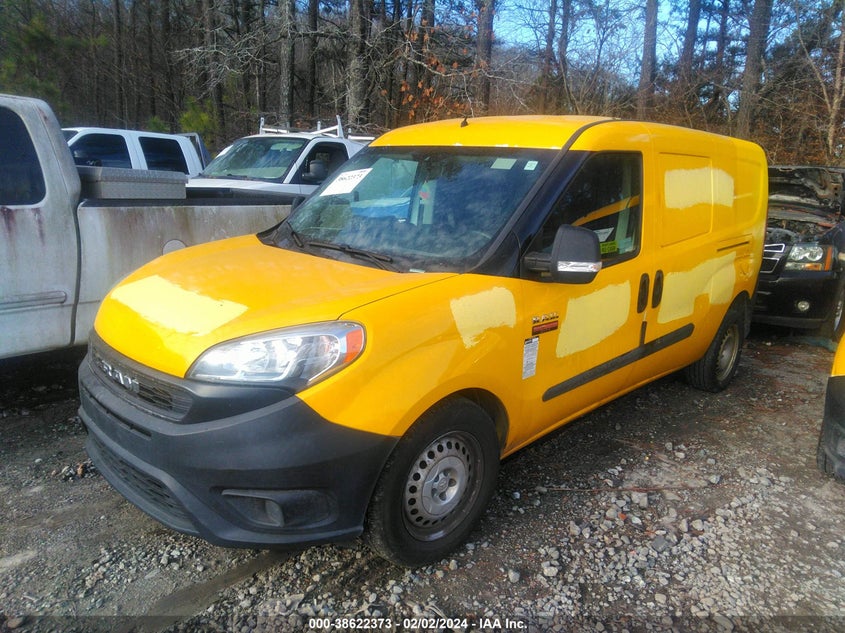 2020 Ram Promaster city VIN ZFBHRFAB8L6S46763 COPART salvage auction — Front End, Clear (Georgia), sold $8,825 on 2024-02-13 (photo 2)